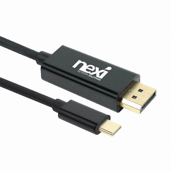리버네트워크 NEXI USB 3.1 C to DP 컨버터 케이블 (NX703, 2m)_이미지