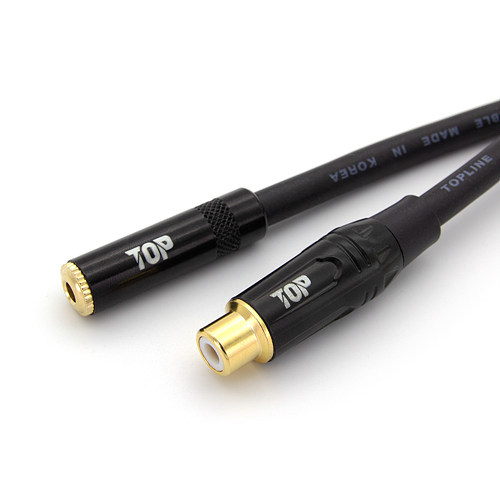 ž���ο���ġ�� HDTOP 3.5mm ���׷��� to RCA ���� ���̺�