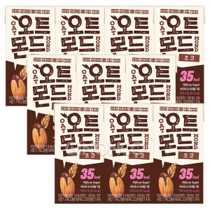 롯데칠성음료 오트몬드 저당 초코 190ml (10개)