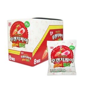 해태 후렌치파이 젤리 딸기맛 1곽 8개입 제리 간식