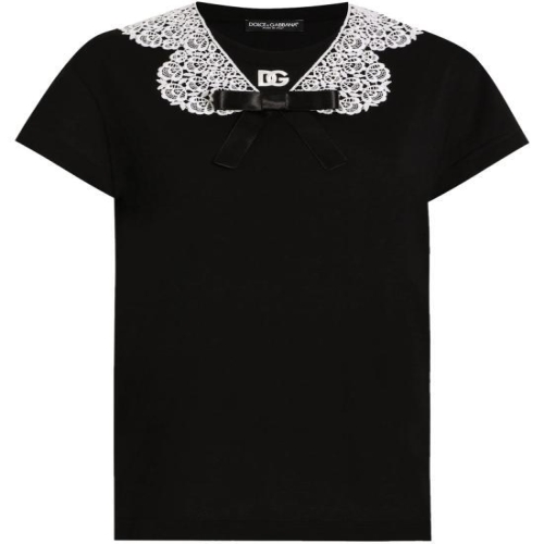 돌체앤가바나 반팔 티셔츠 F8V50ZGDC5S N0000 Black