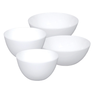 한국도자기 본차이나 므아레블랑 2인 공기대접세트 2p 밥공기2p+국대접2p 화이트 백지