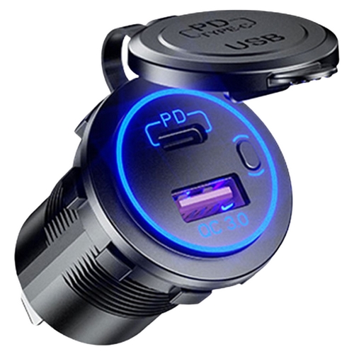 차량용 2포트 방수 소켓 AT03A