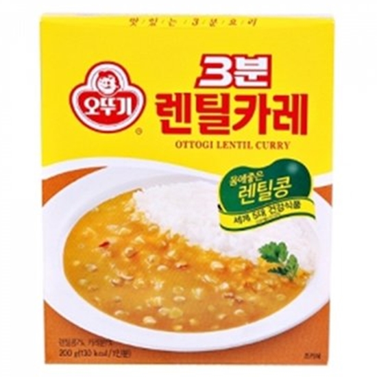 오뚜기 3분 렌틸카레 200g이미지입니다. 누르면 해당 게시물로 새창이동합니다.