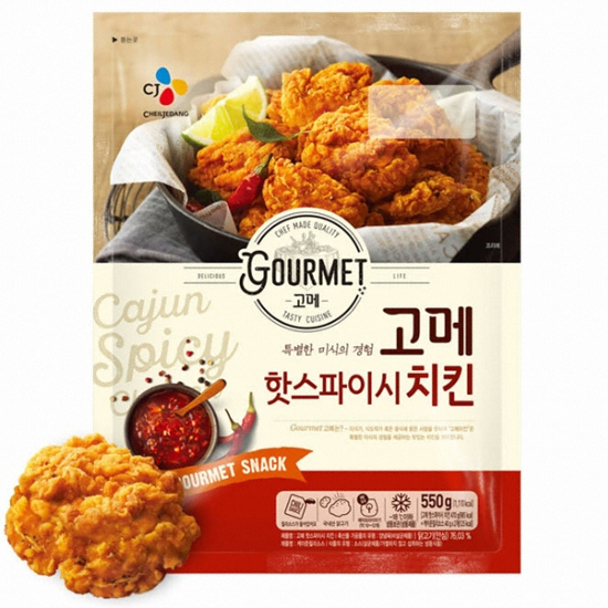 CJ제일제당 고메 핫스파이시 치킨 550g (1개)