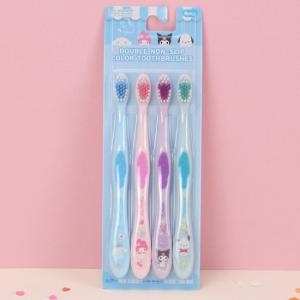 오키즈 산리오 칫솔 더블논슬립 컬러 4P-8456 R0090
