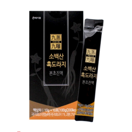 휴온스네이처 렉시안 해지원 구증구포 소백산흑도라지 본초진액 스틱형 10g 90포 (1개)