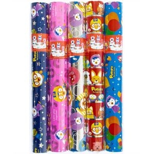 쥬크박스 뽀로로 증착롤 포장지 37.5cm x 18m
