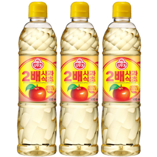 오뚜기 2배 사과식초 900ml (3개)_이미지