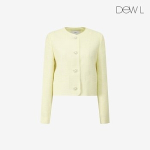 대현 듀엘 파스텔 라운드넥 트위드 자켓 YE_L252MSF033