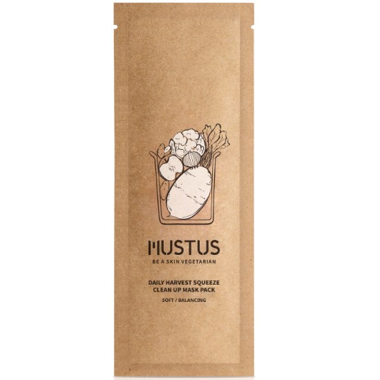 무스투스 데일리 하비스트 스퀴즈 클린 업 마스크팩 (10매)_이미지