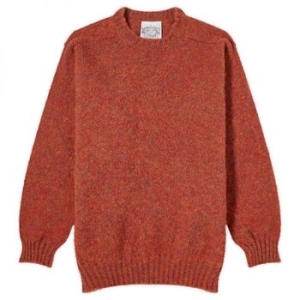  아미 J esons of Shetland J esons of Shetland 브러쉬드 크루 니트 Paprika MK838C-B-..