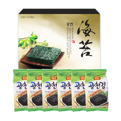 광천맛김식품 해달음 광천김 4g (32개)_이미지
