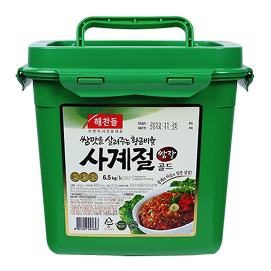 CJ제일제당 해찬들 사계절 쌈장 6.5kg (1개)