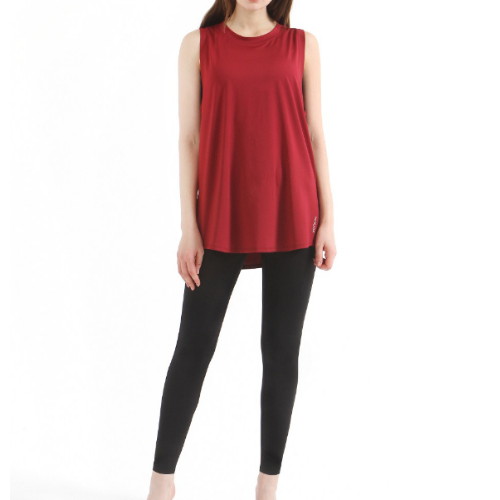 녹족 마리나 튤리 요가복 나시티+브라탑 세트_이미지