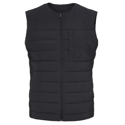 헤지스골프 로고장식 구스다운 베스트 HUJU2D701BK_이미지