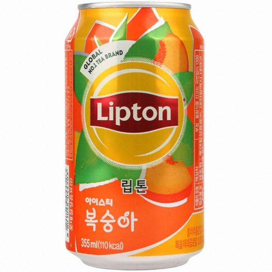 롯데칠성음료 립톤 아이스티 복숭아 355ml (6개)