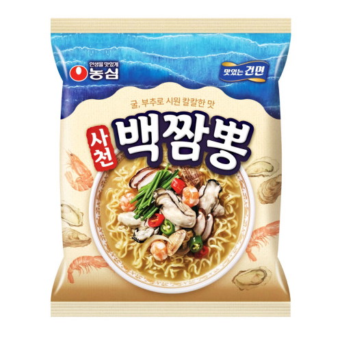 농심 사천 백짬뽕 94g (4개)