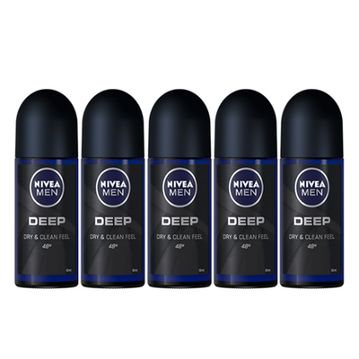 니베아 맨 데오드란트 롤온 48h 딥 50ml (5개)_이미지