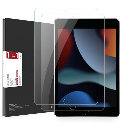 탑쿠코리아 iPad 9세대 2.5D 강화유리 액정 보호필름 (액정 2매)