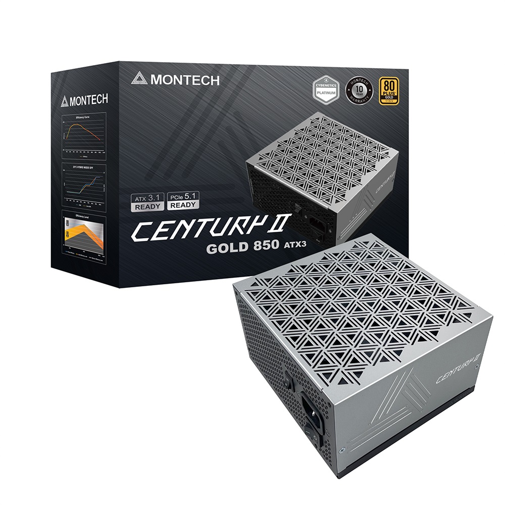 MONTECH CENTURY II 850 80PLUS골드 풀모듈러 ATX3.1