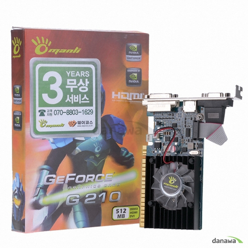 지포스 G210 Mini Cool D3 512MB LP