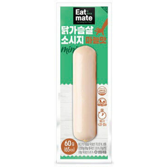 푸드나무 잇메이트 닭가슴살 소시지 미니 마늘맛 60g (14개)_이미지