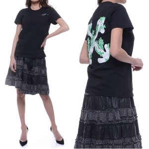  오프화이트 코랄 애로우 반팔 티셔츠_OWAA049R20B070391001