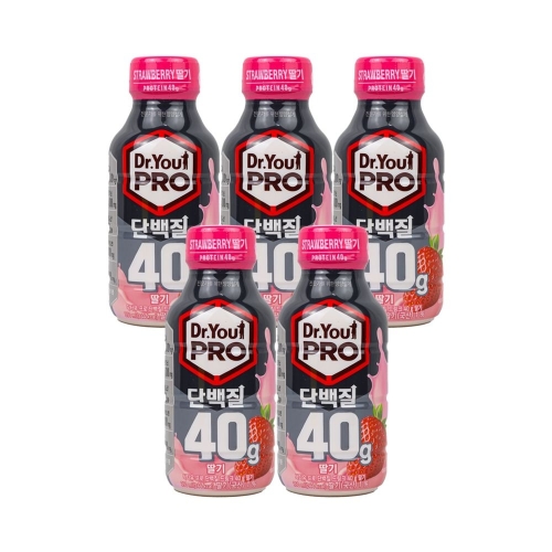 오리온 닥터유 프로 단백질 드링크 딸기 350ml (5개)_이미지