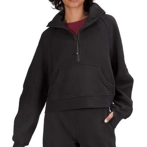 룰루레몬 스쿠바 오버사이즈드 퍼넬넥 LW3FJ6S (0001, 블랙)_이미지