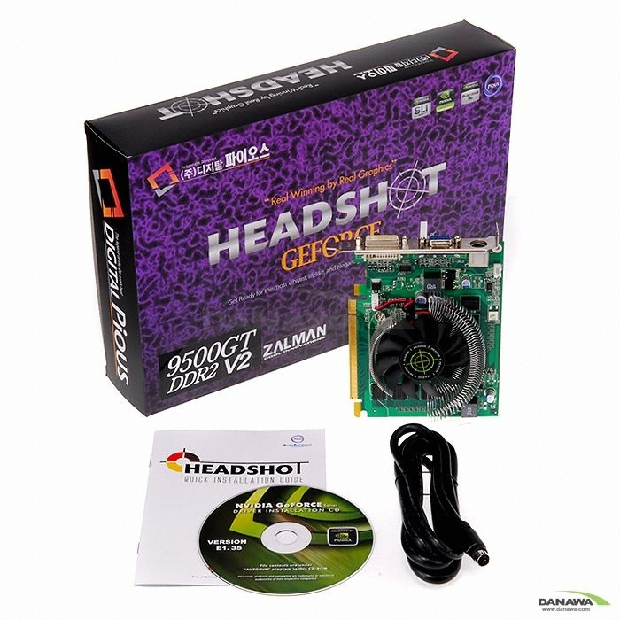 DigitalPious 지포스 9500GT 헤드샷 V2 512MB 잘만_이미지