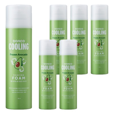 도루코 쿨링 프로즌 아보카도 쉐이빙폼  250ml (6개)_이미지