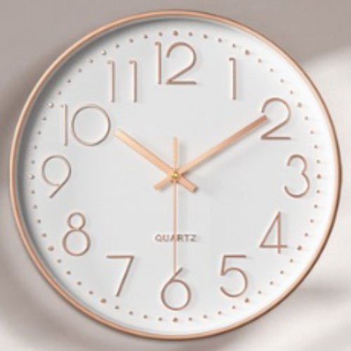 루아즈 무소음 원형 베이직 벽시계_이미지