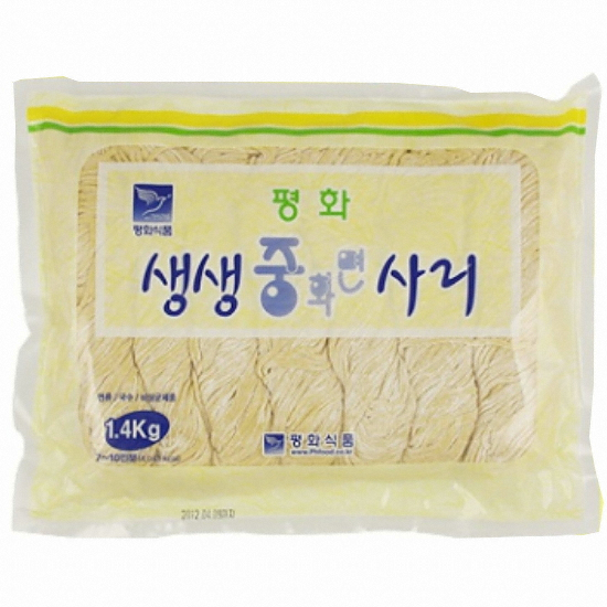 평화식품 평화 생생 중화면 사리 1.4kg (1개)