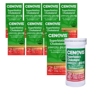 세노비스 수퍼바이오틱스 콜레스테롤 300mg 30캡슐 (8개)_이미지