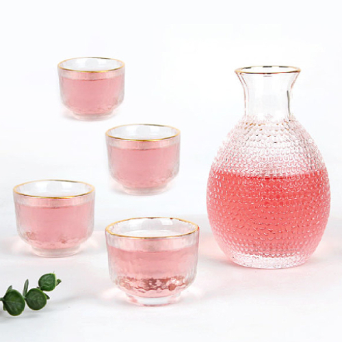 레벤호프 골드림 술병1P + 소주잔 4P_이미지