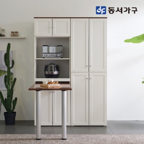 장인가구 쉐프IV 식탁렌지대+수납장 1800_이미지