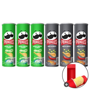 프링글스 110g 3+3 양파맛/매운맛 + 트레이