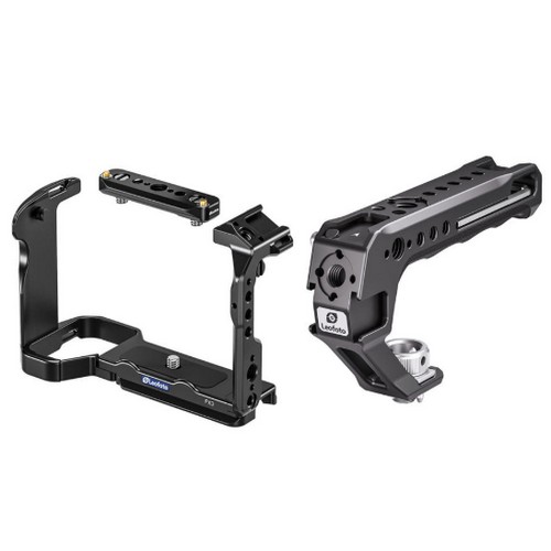 레오포토 SONY FX3,FX30용 케이지 + AH-2-2 탑핸들 세트 (정품)_이미지