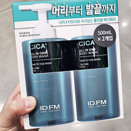 아이디얼포맨 시카 플러스 올인원 바디워시 500ml (2개)_이미지