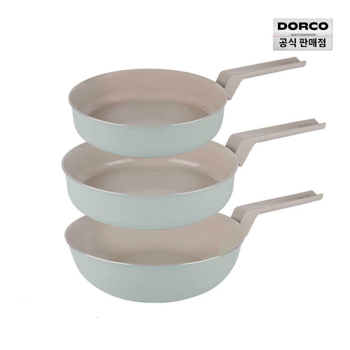 마린 민트 IH 세라믹 프라이팬 3종세트 (팬24,26+궁중26)