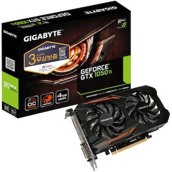 GIGABYTE 지포스 <b>GTX</b><b>1050</b> Ti UD2 WF-2X D5 4GB 피씨디렉트