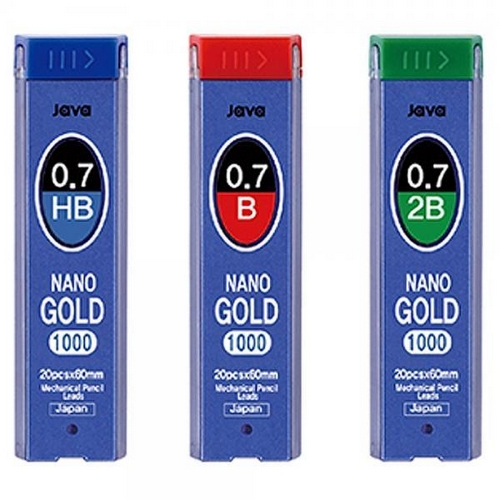자바펜 1000 나노 골드 샤프심 0.7mm (1개)
