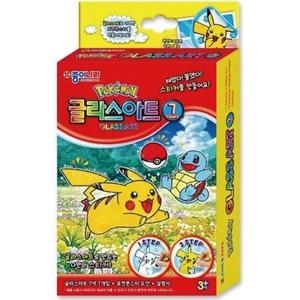 종이나라 포켓몬 글라스아트 1번 피카츄 꼬부기_이미지