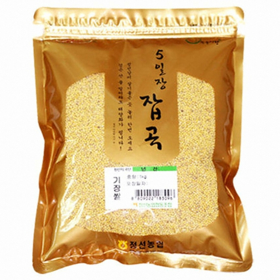 정선농협 5일장 잡곡 기장쌀 1kg (1개)