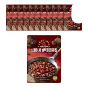 샘표식품 샘표 차오차이 스파이시 블랙페퍼짜장 180g (12개)