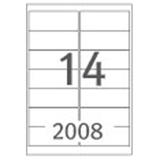 포스틱라벨 주소용 라벨 PS-2008 (100매)_이미지
