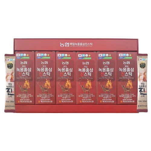 개성인삼농협 매일 녹용홍삼진스틱 10ml 30포 (1개)_이미지