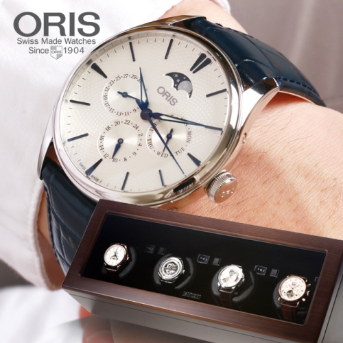 오리스 아뜰리에 가죽시계_781 7729 4051L