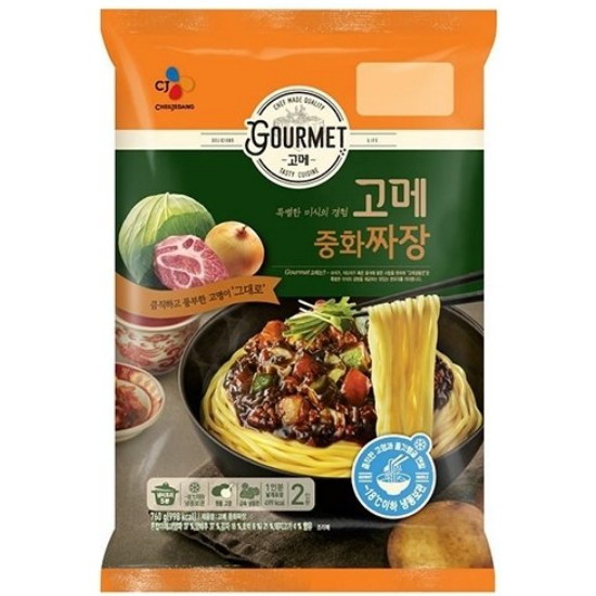 CJ제일제당 고메 중화짜장 2인분 760g (4개)_이미지